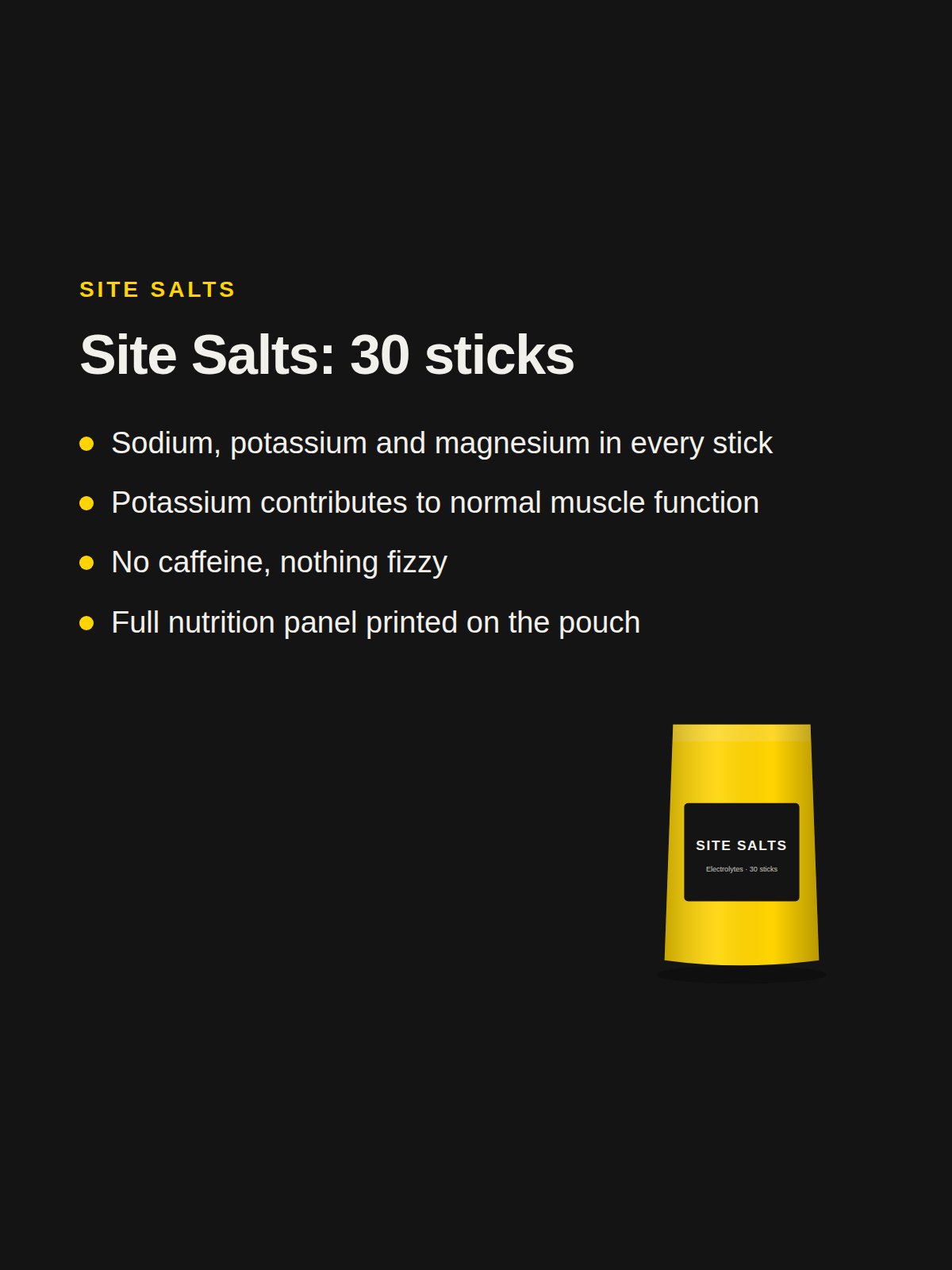Site Salts: 30 sticks 5